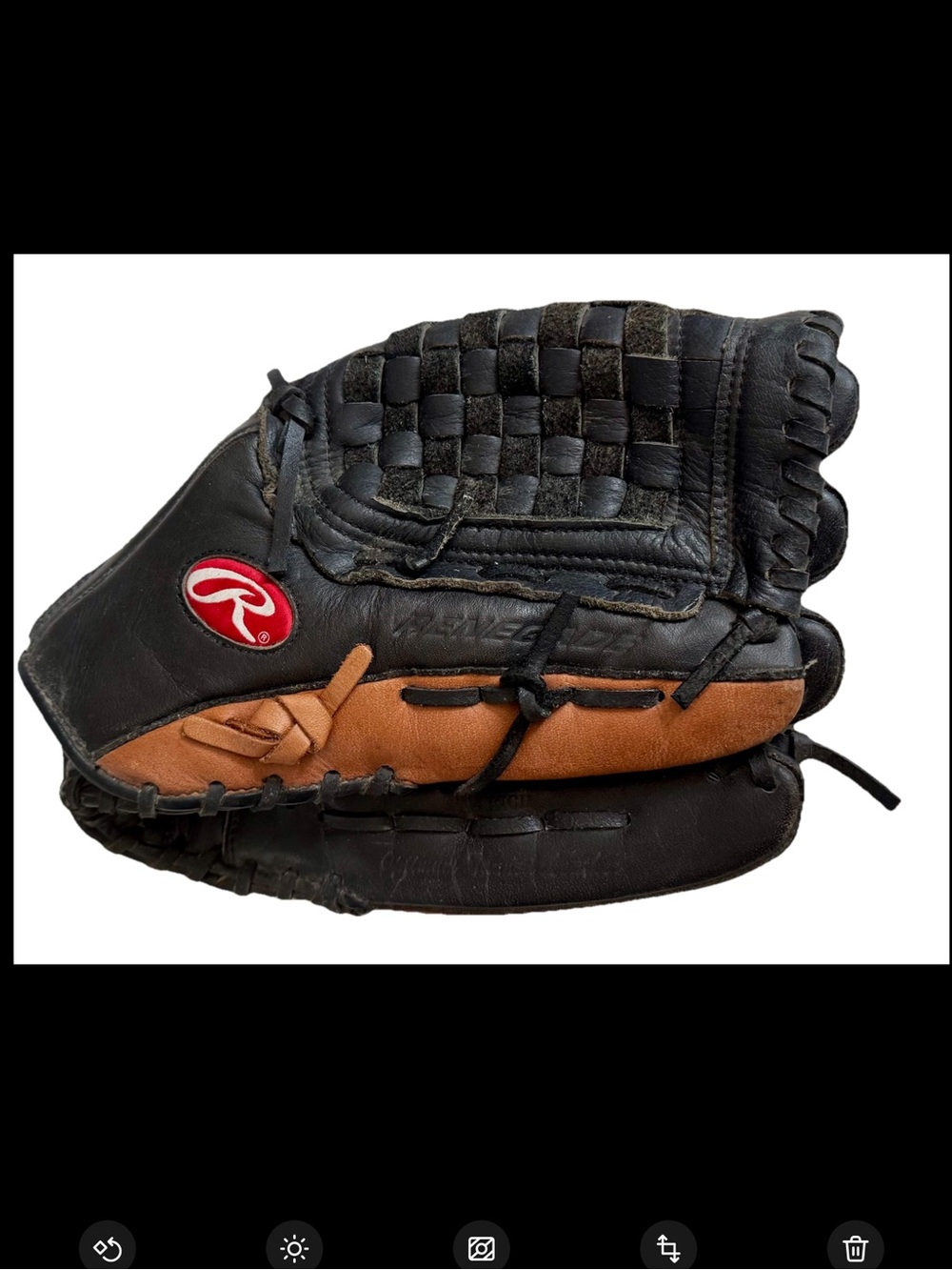 Rawlings Fastback Renegade Baseball Basketweave Glove Leather RS1400 14"RHT